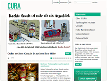 Tablet Screenshot of opferfonds-cura.de
